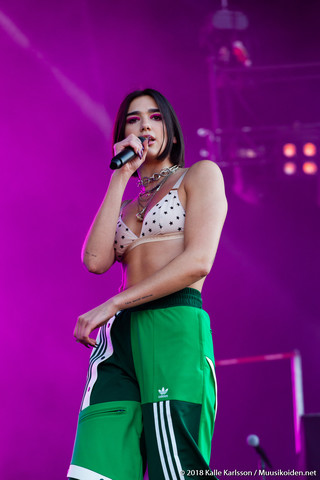 Dua Lipa | Dua Lipa Ruisrockissa 2018.